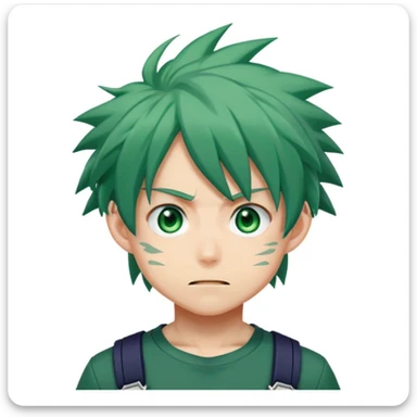 Deku dans My héro Académia sticker