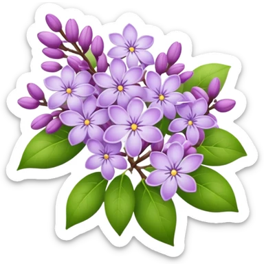 Lilac sticker