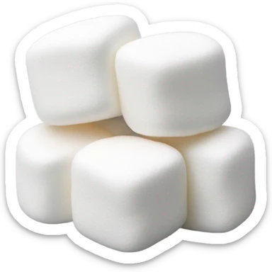 Mini marshmallows sticker