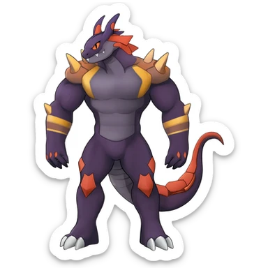 tough cool Noivern-Trico-Scyther-Nargacuga-Litten-Hybrid sticker