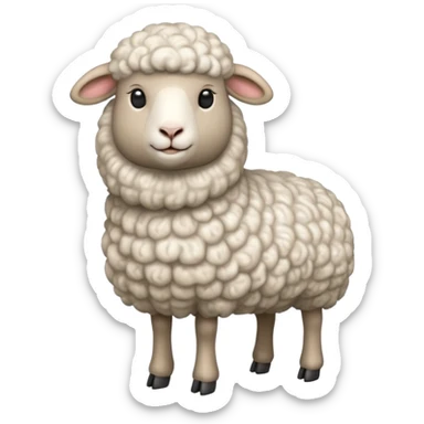 High resolution of   realistic full body sheep without distorted , no extra hybrid sticker