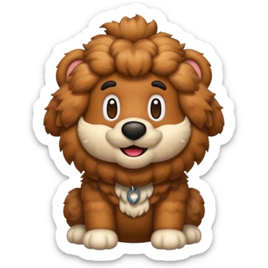 pudel in super Mario Desin sticker