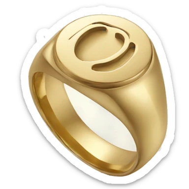 signet ring sticker