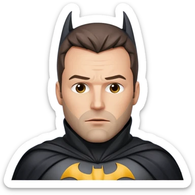 ben affleck batman sticker