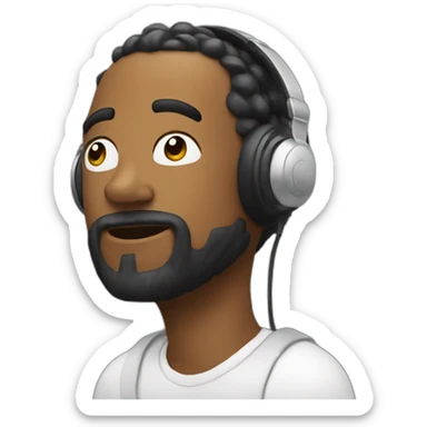 Podcast mic god sticker