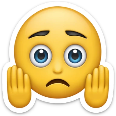 Rolling eyes emoji sticker