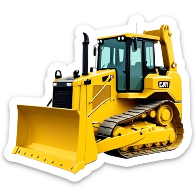 Bulldozer - CAT D6T (Model Year: 2021) (Iconic colour: Yellow) sticker