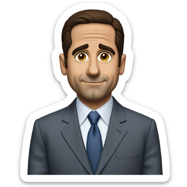 michael scott sticker