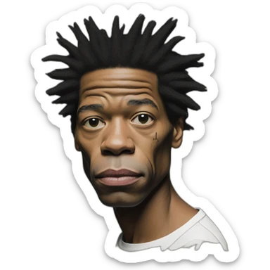 Basquiat sticker
