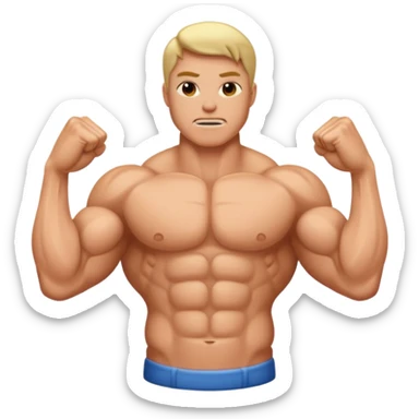 muscle sticker
