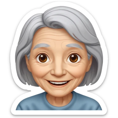 oldwoman sticker