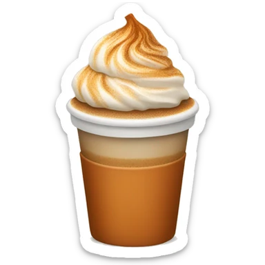 pumpkin spice latte sticker