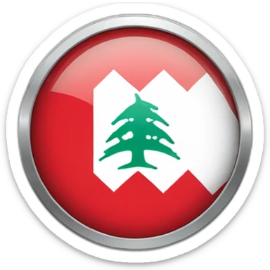 Coin Bahrain flag sticker