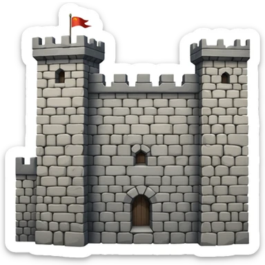 Castle Wall, like in the great wall of china sticker