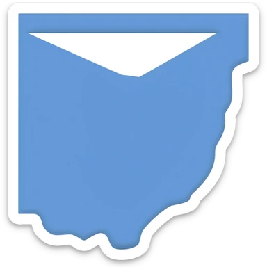 ohio blue sticker