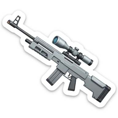 Halo sniper rifle pixel  sticker