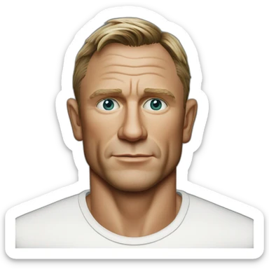 daniel craig sticker