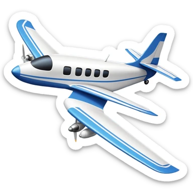 An icon featuring a remote-controlled model airplane soaring through the sky and clouds, with a detailed transmitter in the foreground. The sky is clear with motion lines showing flight. Transparent background emphasizes the precision, creativity, and joy of aeromodelling as a sport. sticker