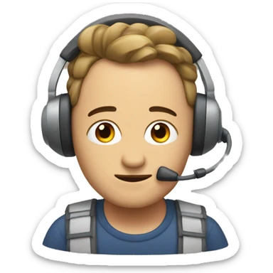 Audífonos con lazos  sticker