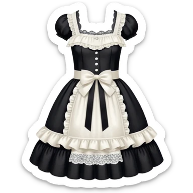 Lolita dress, chanel sticker