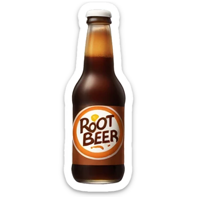 Root beer sticker