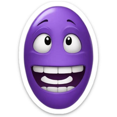 a terrible grimace appeared in the mirror sticker