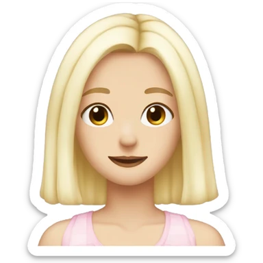vanilla girl aesthetics emoji sticker