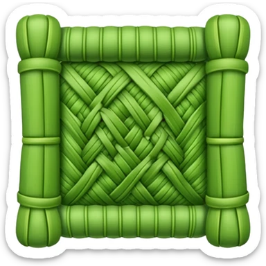 Bamboo knitting sticker