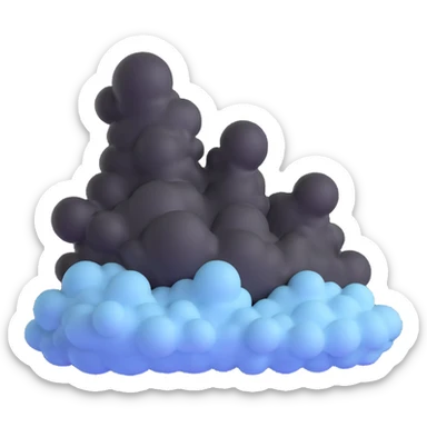 mist vapor sticker