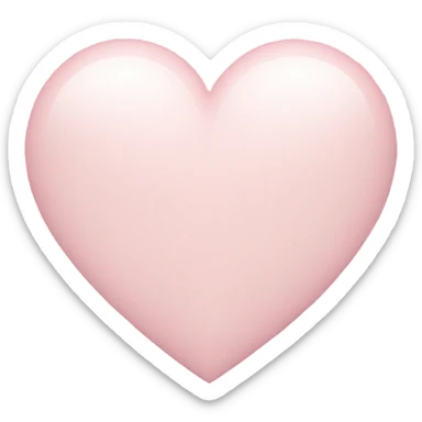 💕 with white sticker