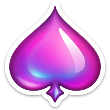  Magenta-Iridescent-Decoration sticker