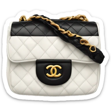 chanel black bag sticker