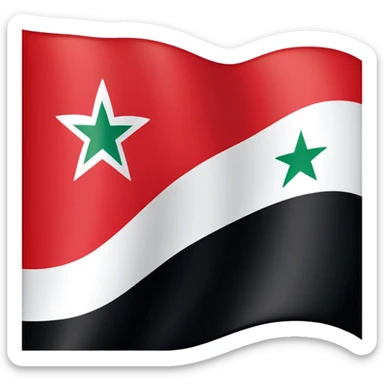 Syria new flag sticker