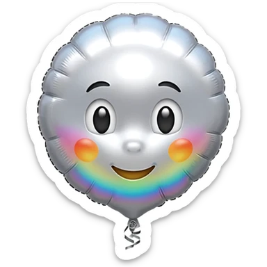 foil balloon sticker