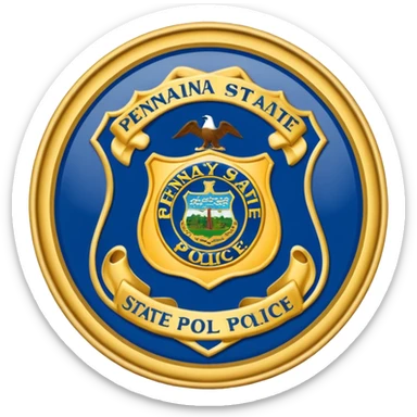Pennsylvania State Police Logo sticker