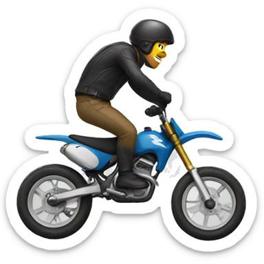 bike stunt sticker