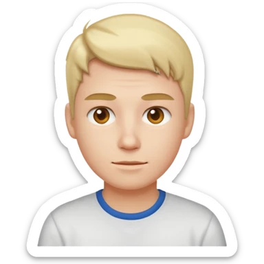 This emoji with a shirt 👈 sticker