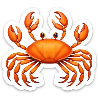 with crab please sticker