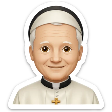 John Paul II From Poland sticker