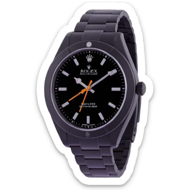 guy with Rolex watch sticker