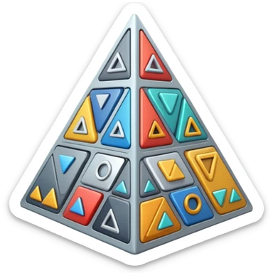 bureaucratic system in a triangle sticker