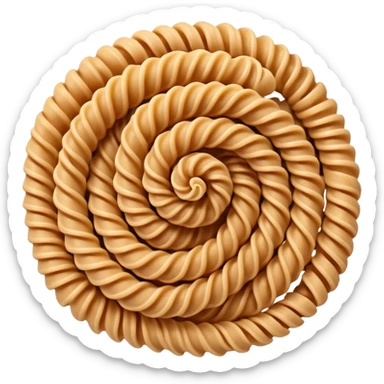 whole grain brown fusilli sticker