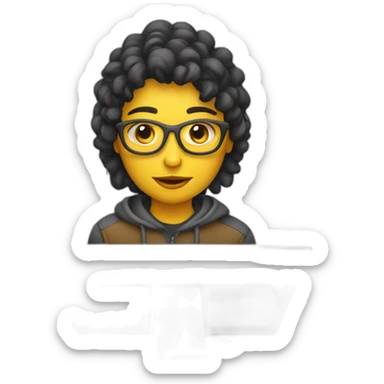 Graphic Designer Working On PC sticker