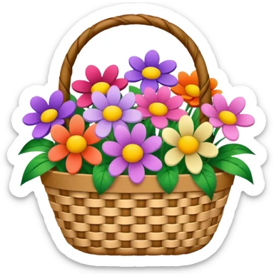 A Flower Basket sticker
