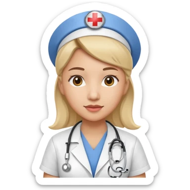enfermera sticker