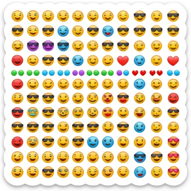 Emojis passend für tiktok sticker