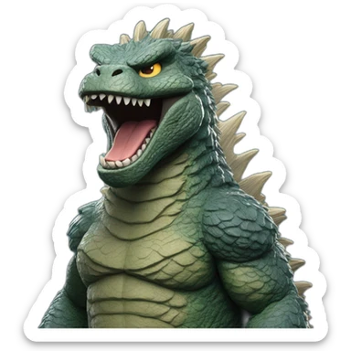 Godzilla (proportional) (Godzilla King of the Monsters, 2019) sticker