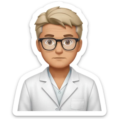 Professor Oak from Pokemon sticker