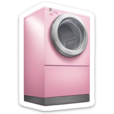 Pink laundry dryer  sticker