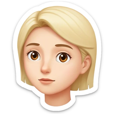 looking up in the corner  sticker